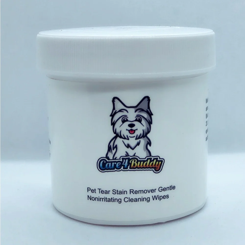 130x Eye Wipes for Dogs & Cats – Tear Stain Cleaner – Pet Grooming Pads